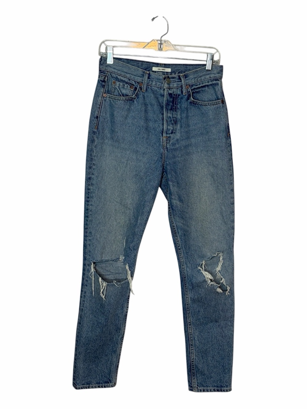 GRLFRND Karolina High Rise Jeans Color Some Action Size 27